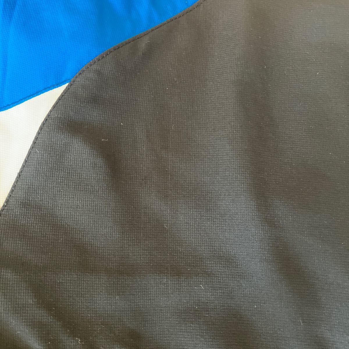 ブラックナイト ウインドアップジャケット ジュニア 130 ウインドブレーカー 上着 バドミントン テニス ウエア 青 黒 白_画像8