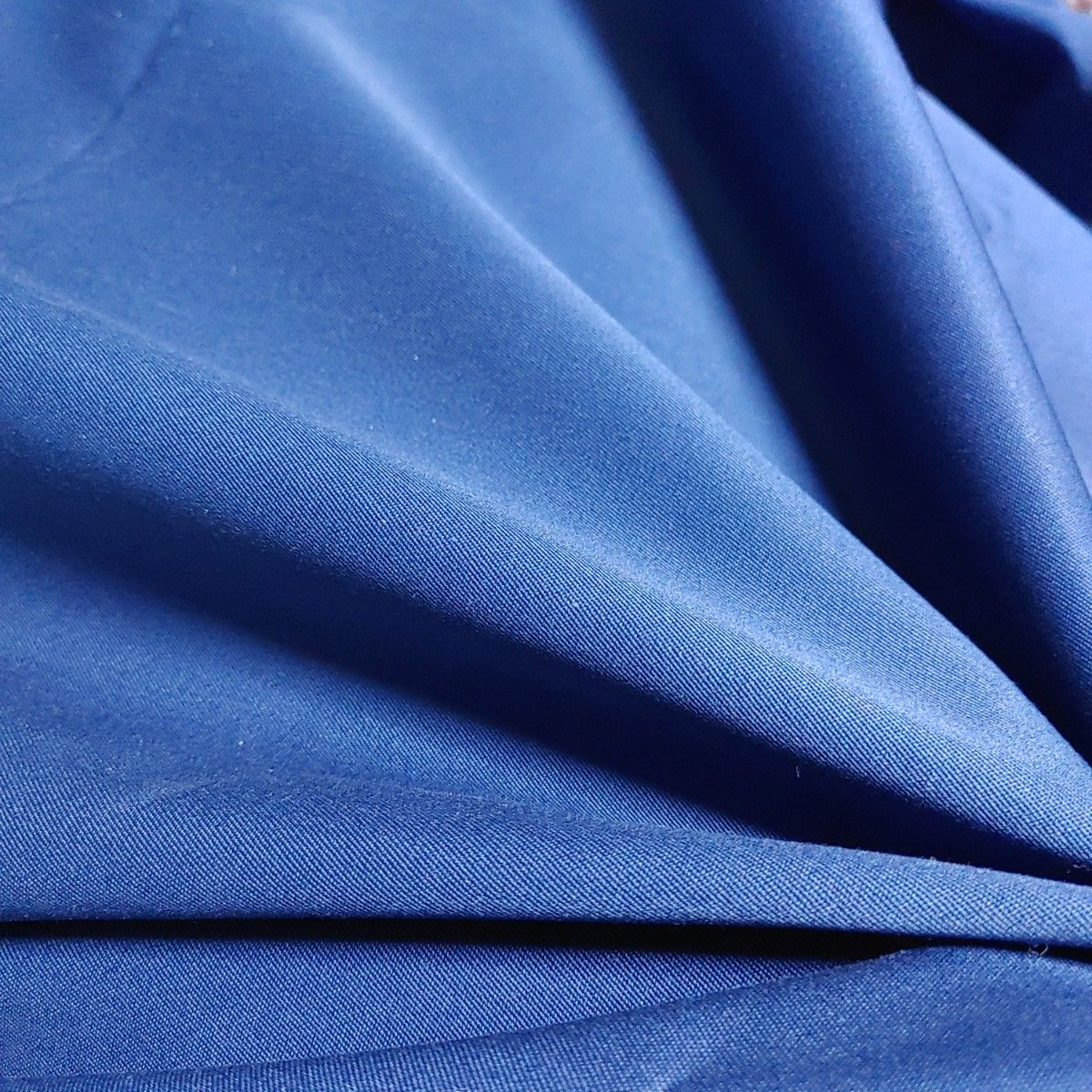 もっと深い紺色です！無地生地 ネイビー テンセル･綿 150 巾×100cm カットクロス