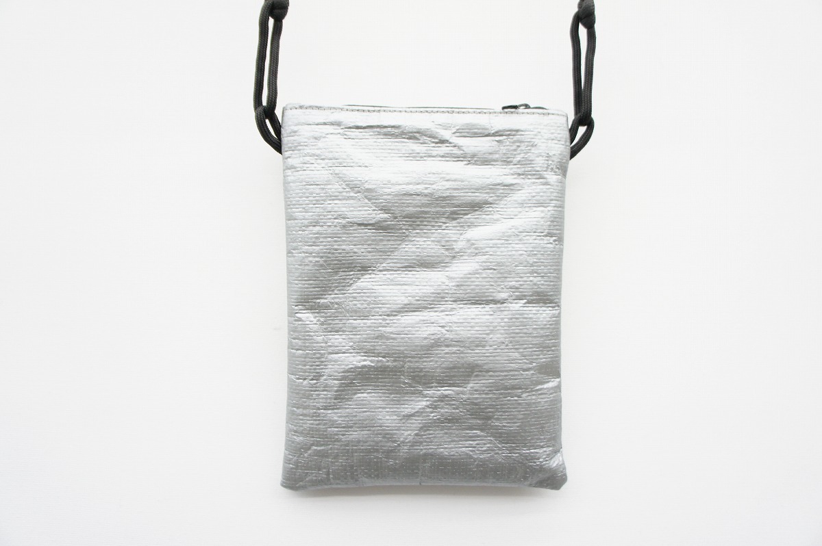 美品21SS WTAPSダブルタップス HANG OVER POUCH POLYETHYLENE ハングオーバー ポーチ サコッシュ ショルダー 211TQDT-CG03 灰銀120O▲_画像3