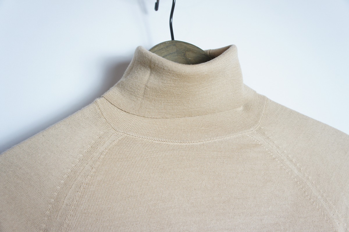 美品 正規20AW LEMAIREルメール Wool Turtleneck M203 KN191 LK105 タートルネック ニット セーター カットソー 本物 薄茶115O▲_画像4