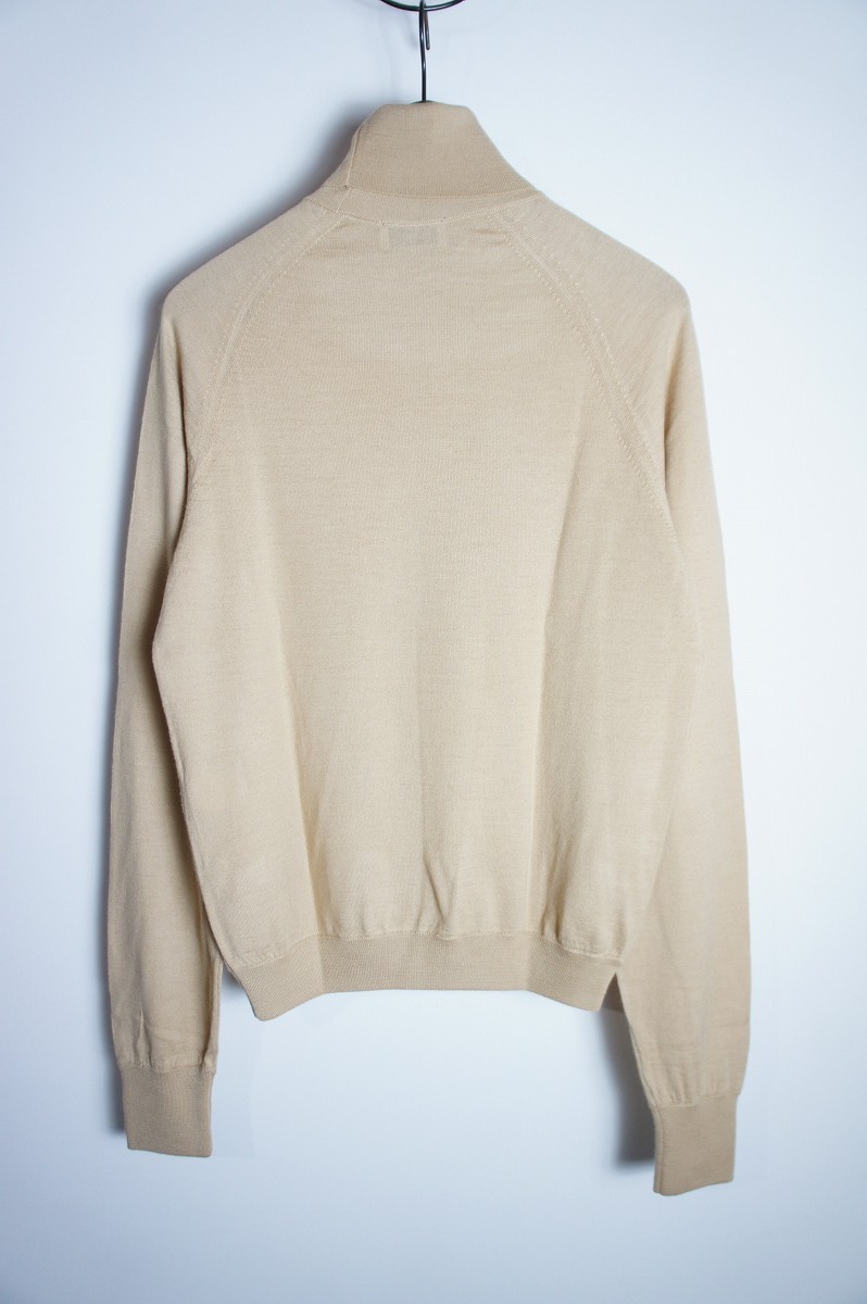 美品 正規20AW LEMAIREルメール Wool Turtleneck M203 KN191 LK105 タートルネック ニット セーター カットソー 本物 薄茶115O▲_画像2