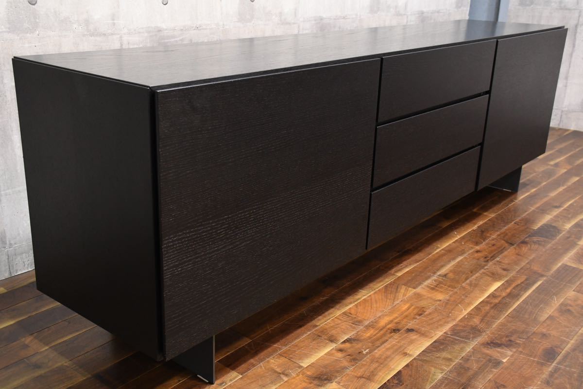 DBC59 BoConceptbo- concept Lugano Luger no sideboard living board W230cm black cabinet Northern Europe Denmark modern 