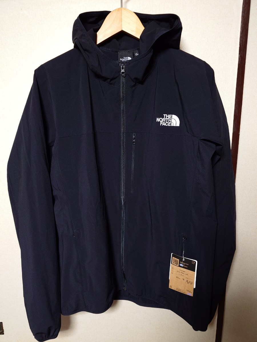 「THE NORTH FACE マウンテンソフトシェルフーディ XL」ノースフェイス フルジップパーカ