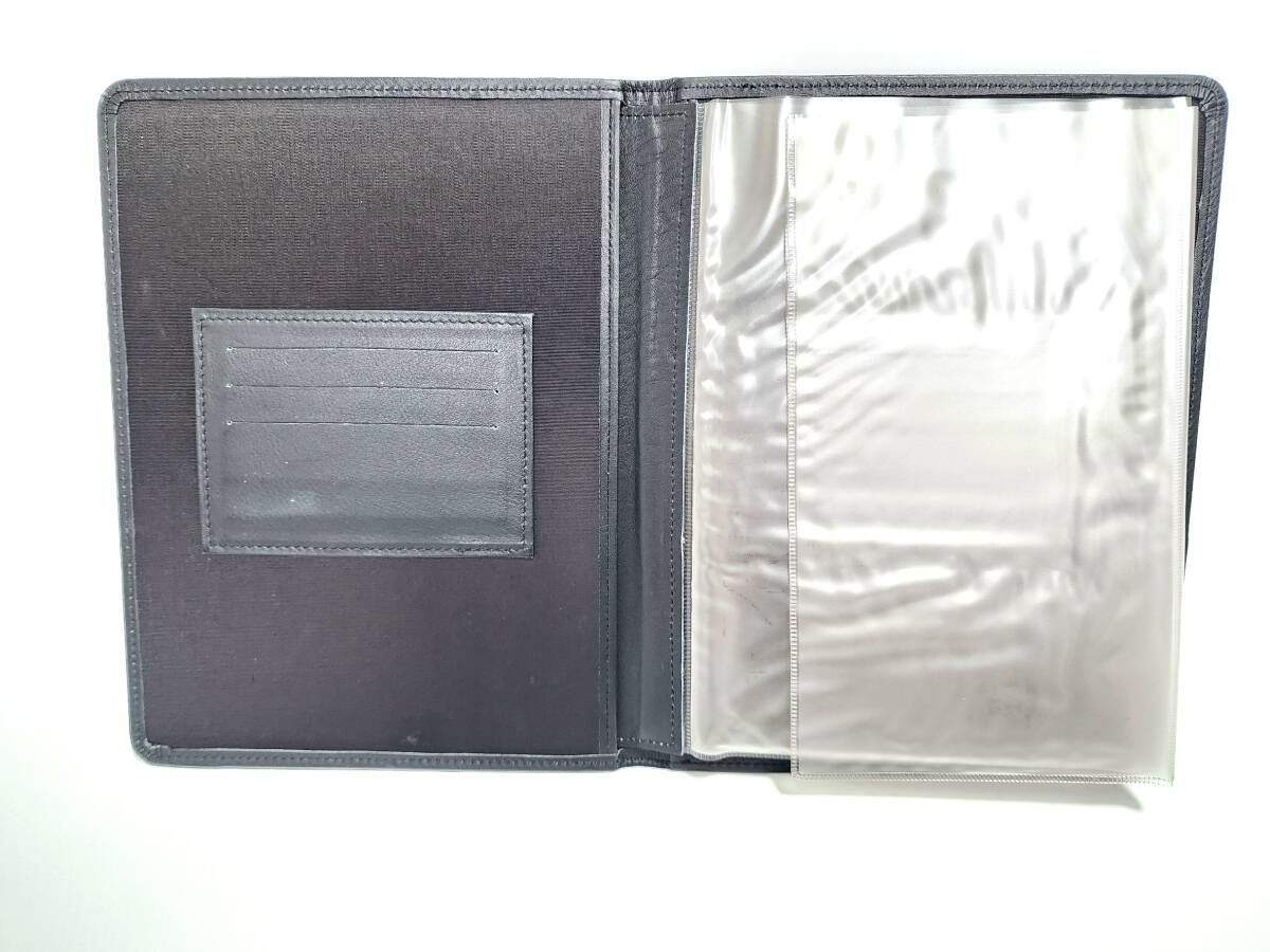 * BENTLEY Bentley original leather vehicle inspection certificate case * nationwide equal 185 jpy e-128