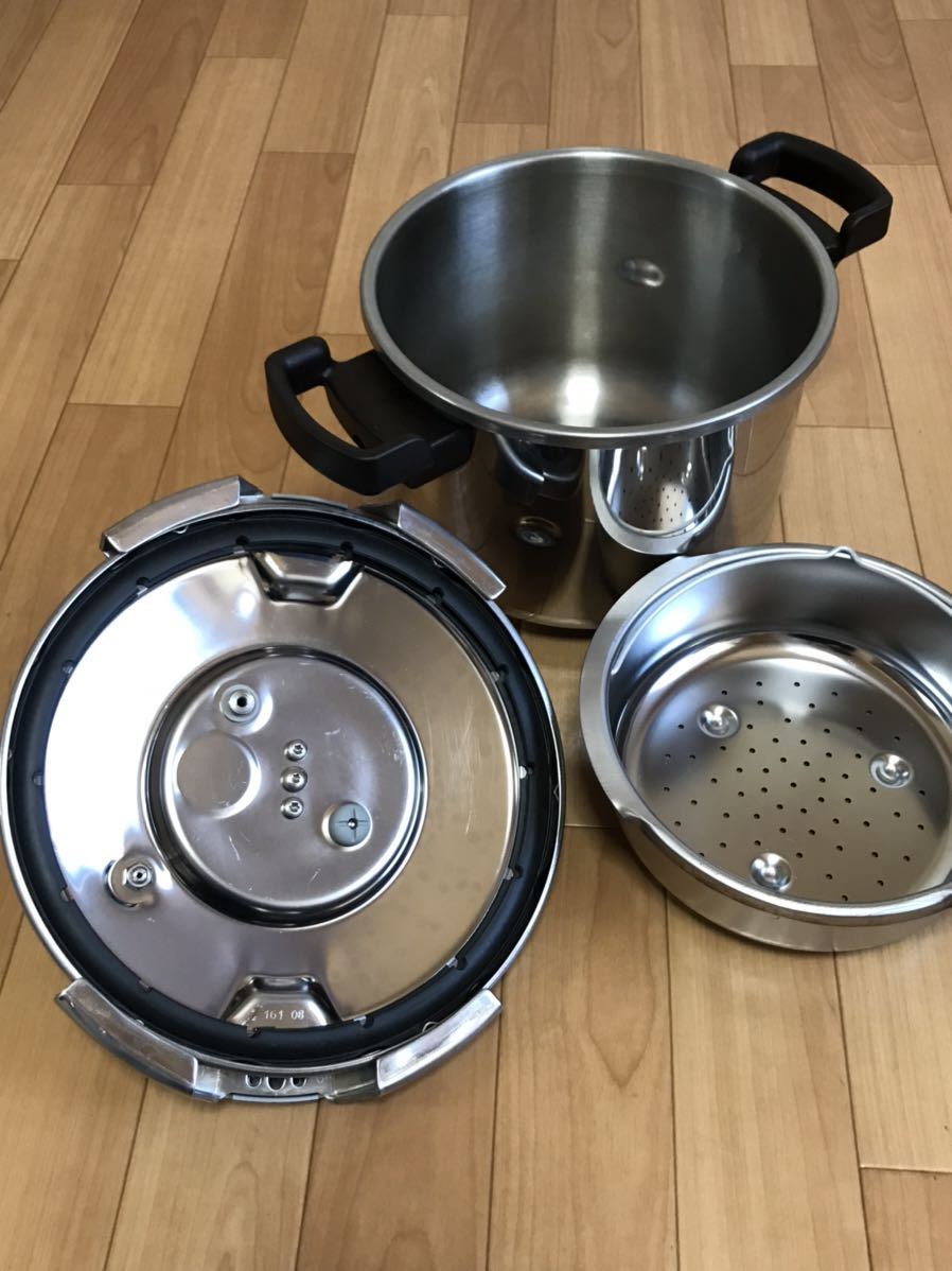 T-fal ティファール家庭用圧力鍋 DIFFUSAL 6L両手鍋 調理器具　中古品_画像10