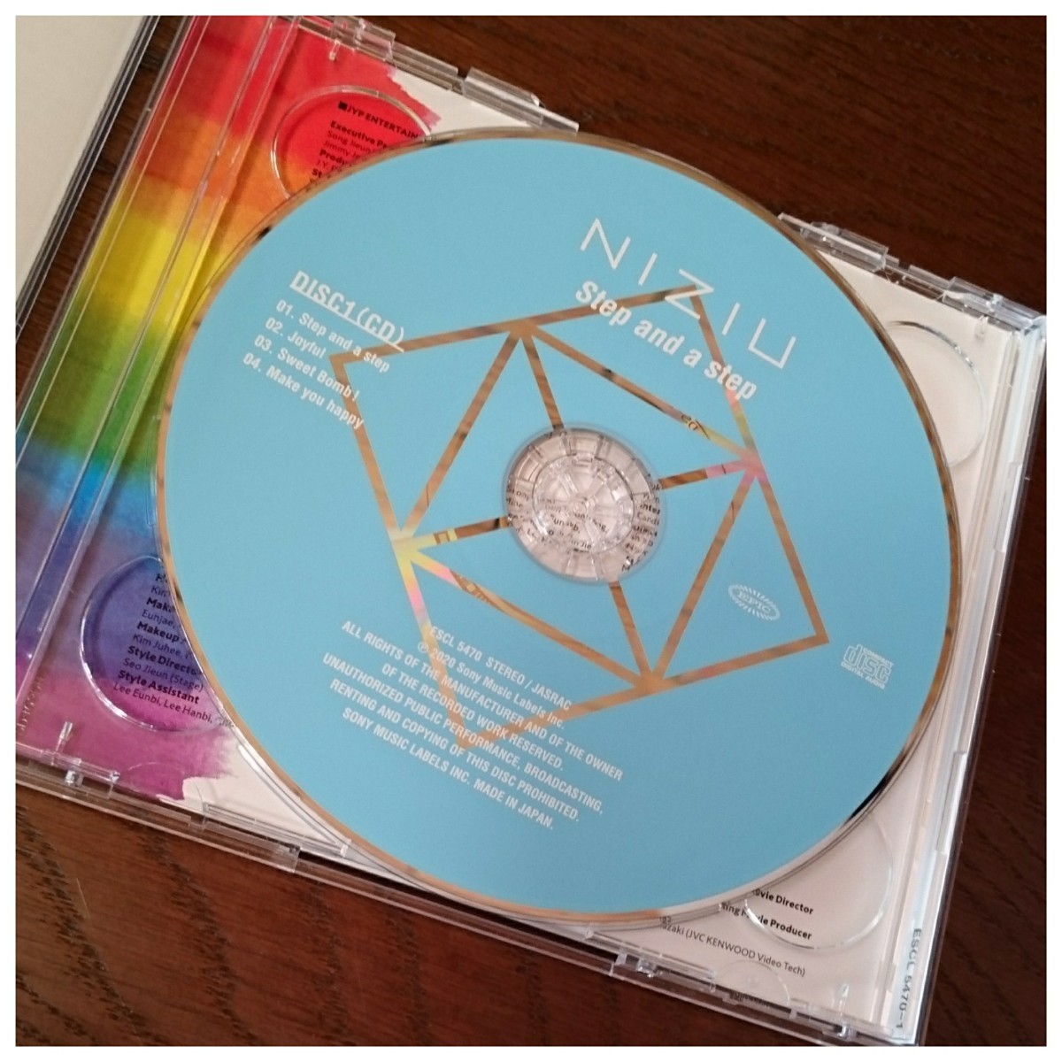 NiziU Step and a step (初回生産限定盤A) CD＆DVDのみ 特典なし 目立つ傷汚れなし_画像5