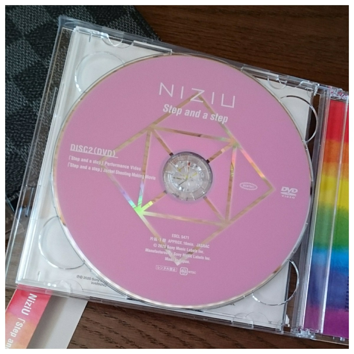 NiziU Step and a step (初回生産限定盤A) CD＆DVDのみ 特典なし 目立つ傷汚れなし_画像8