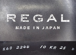 即決 REGAL 25.0cm プレーントゥ リーガル メンズ 茶 ブラウン 本革 ビジネスシューズ 本皮 通勤 革靴 レースアップ 紳士靴 会社 オフィス_画像9