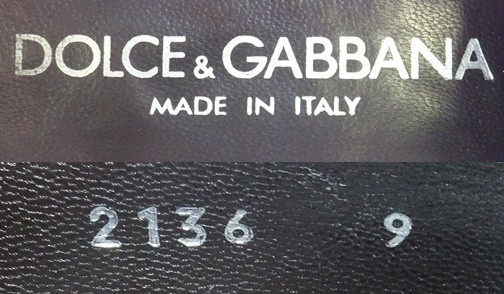 即決 DOLCE & GABBANA 9 プレーントゥ ドルガバ メンズ 茶 ブラウン レースアップ 本革 ビジネスシューズ 本皮 通勤 紳士靴 革靴 会社 仕事の画像9