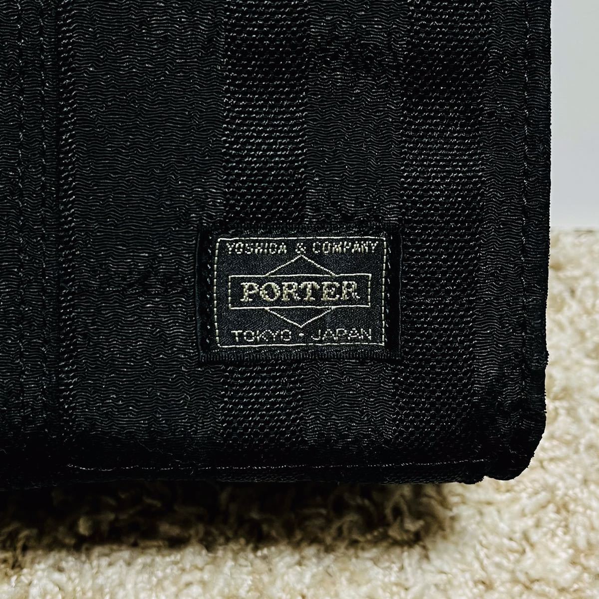美品 PORTER ポーター タンゴ TANGO トートバッグ Sサイズ 70周年記念モデル ブラック メンズ レディース 財布 吉田カバン 8709