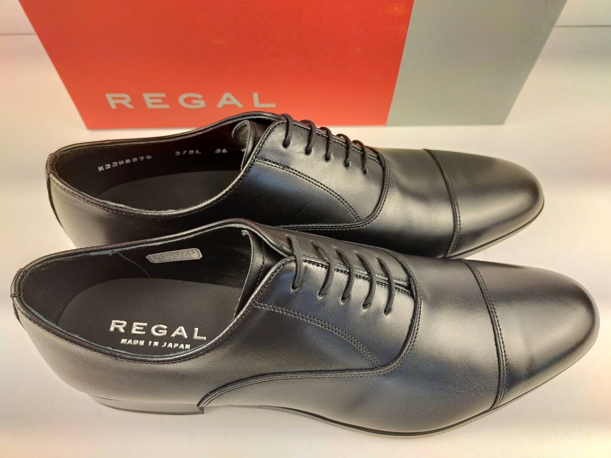 ☆REGAL 31BL ブラック 26.0 新品未使用 日本製 革靴 リーガル メンズ ビジネスシューズ の画像5