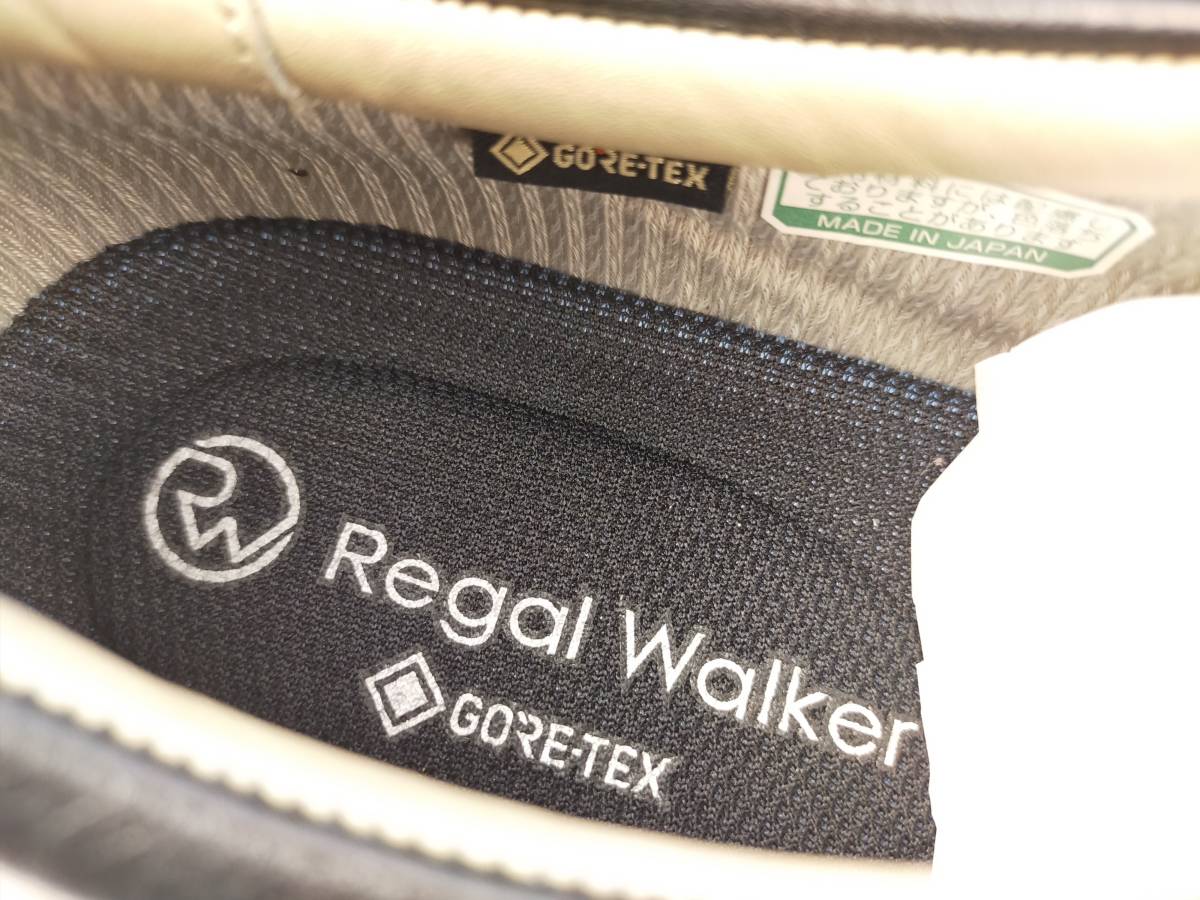 ☆REGAL GORE-TEX 319W ブラック 25.0 新品未使用 日本製 革靴 リーガル メンズ シューズ ウォーキングシューズ 参考定価36,300円の画像6