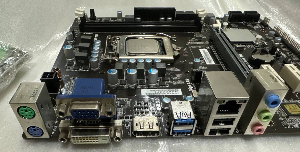 中古　マザーボード ESD H110M4-M01+CPU i5－6500セット（OS入れての動作確認済み）_画像3