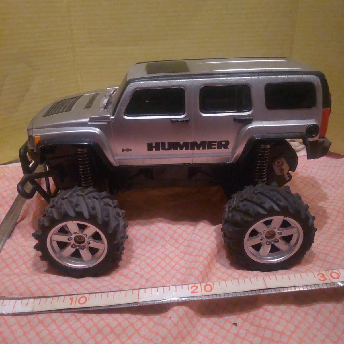  Hummer H3 radio-controller navy blue silver body only junk RC radio controlled car including in a package un- possible 