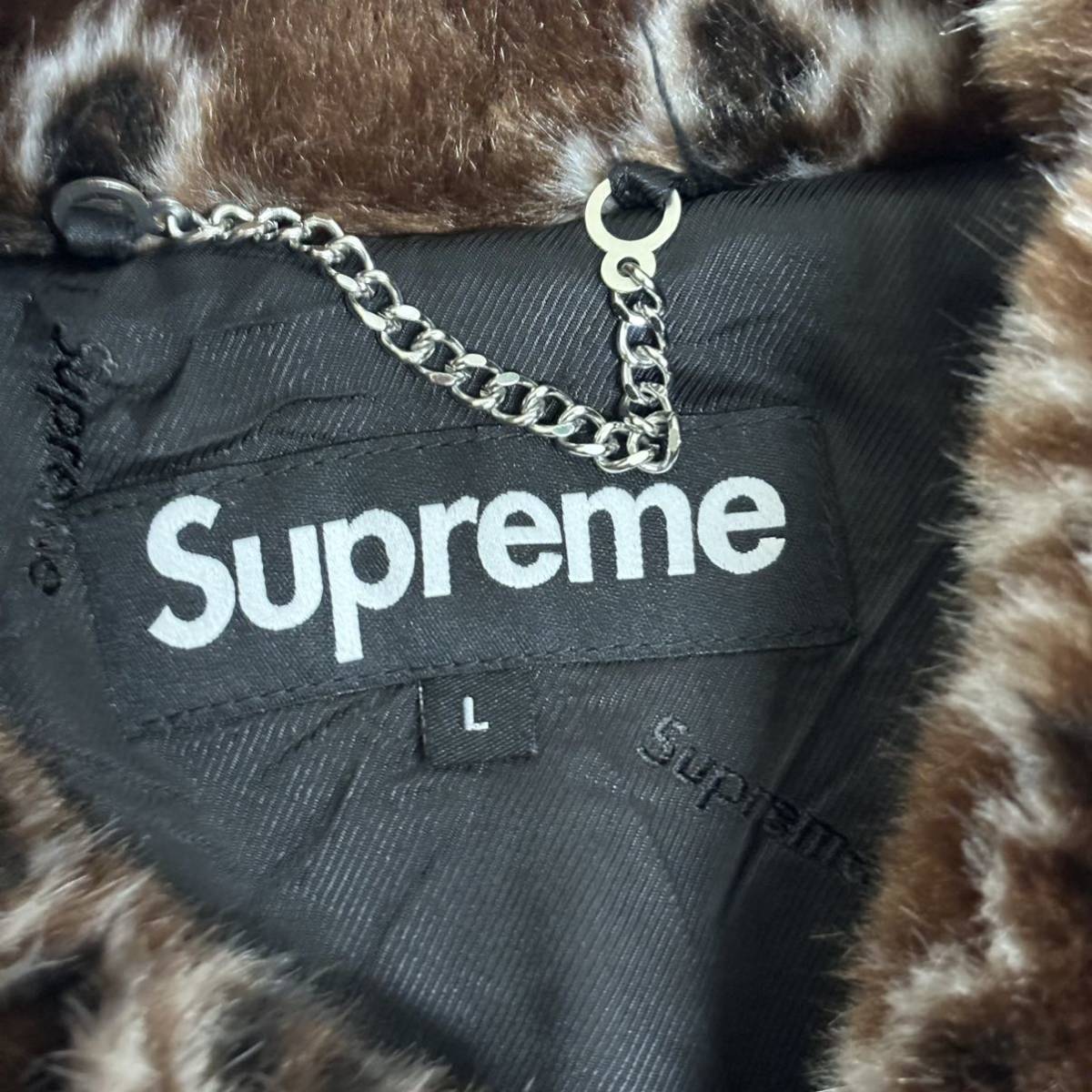 Supreme Bandana Faux Fur Bomber Jacket シュプリーム バンダナ ファックス ファー ボンバージャケット size L ブラウン_画像3