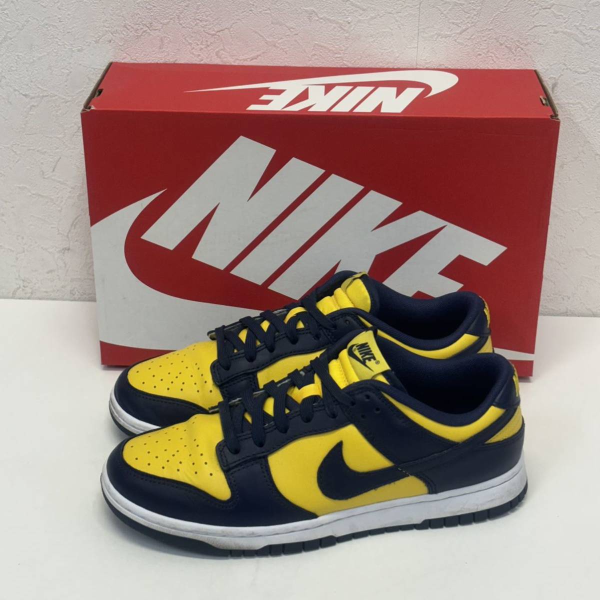 NIKE DUNK LOW Michigan DD1391-700 ナイキ ダンクロー ミシガン size US 8 スニーカー 箱付き ローカット