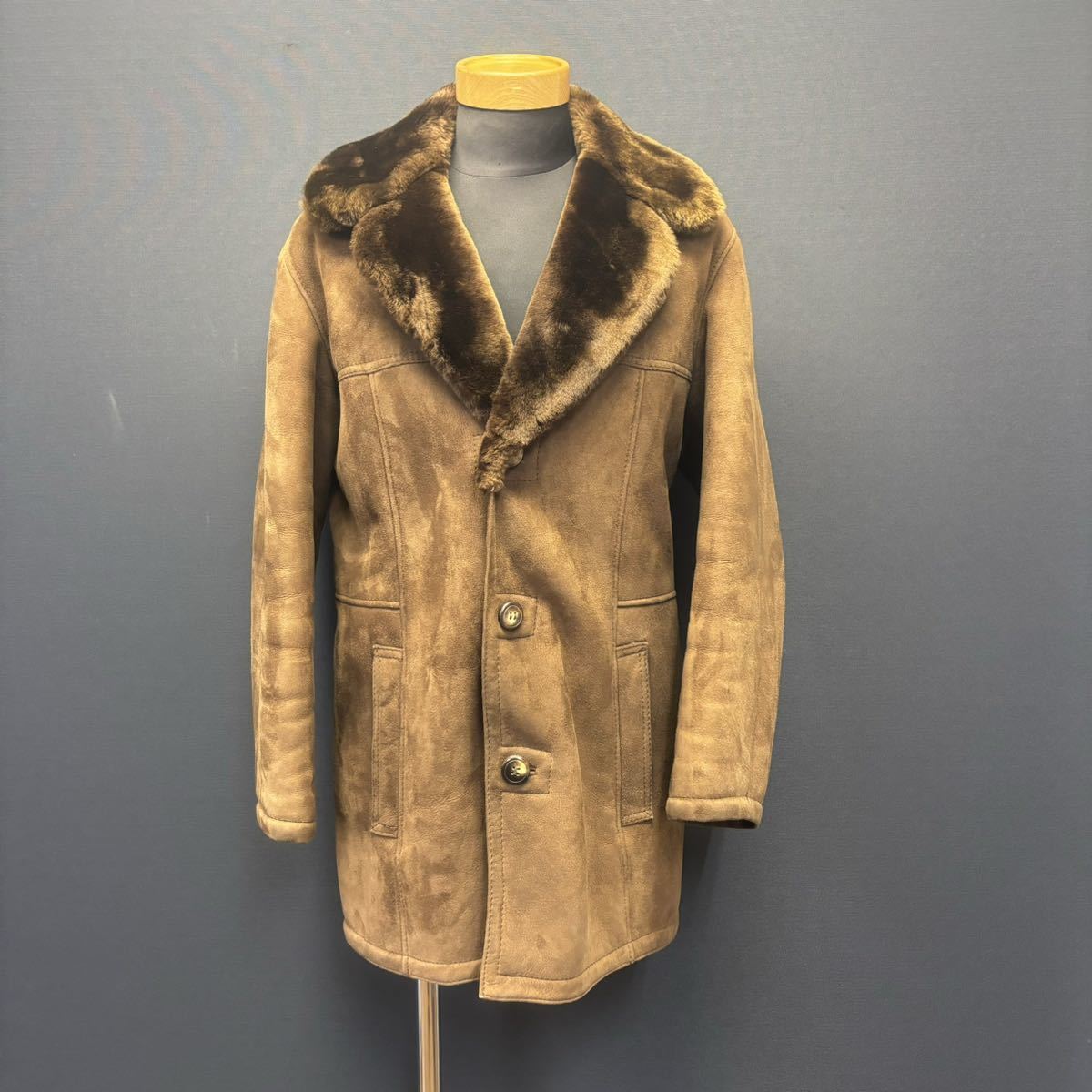 Vintage OLD LOEWE Sheepskin Jacket Shearling size 46 Loewe 90 годы Vintage мутон жакет кожаный жакет Mounton чай 