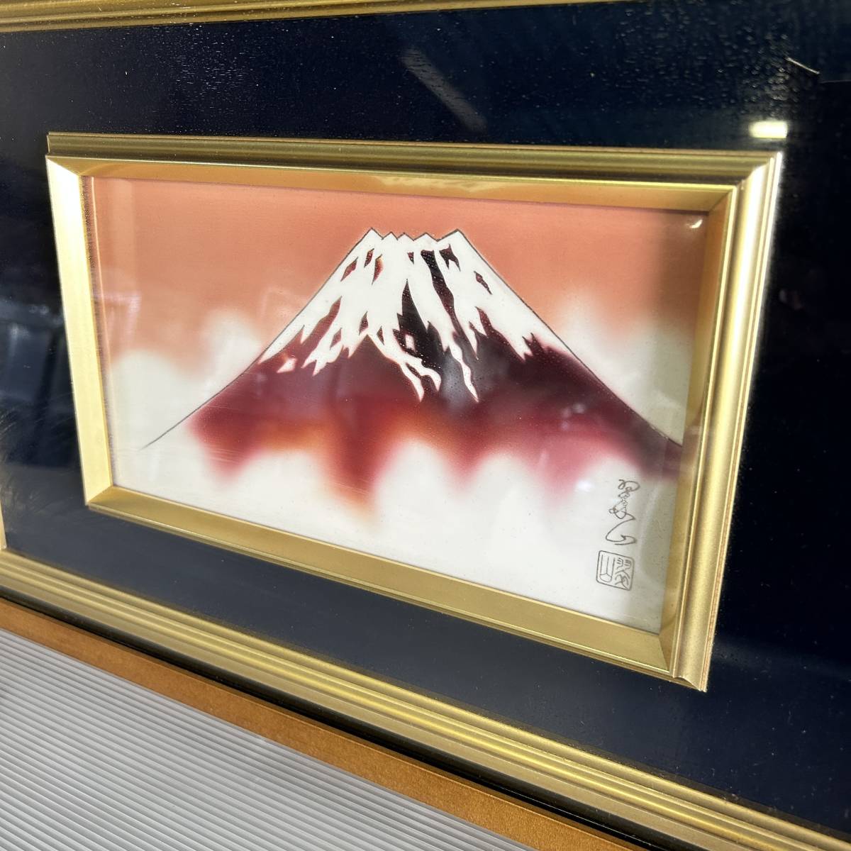 BB15★額縁★ 富士山 インテリア 額縁 パネル 飾り物_画像3