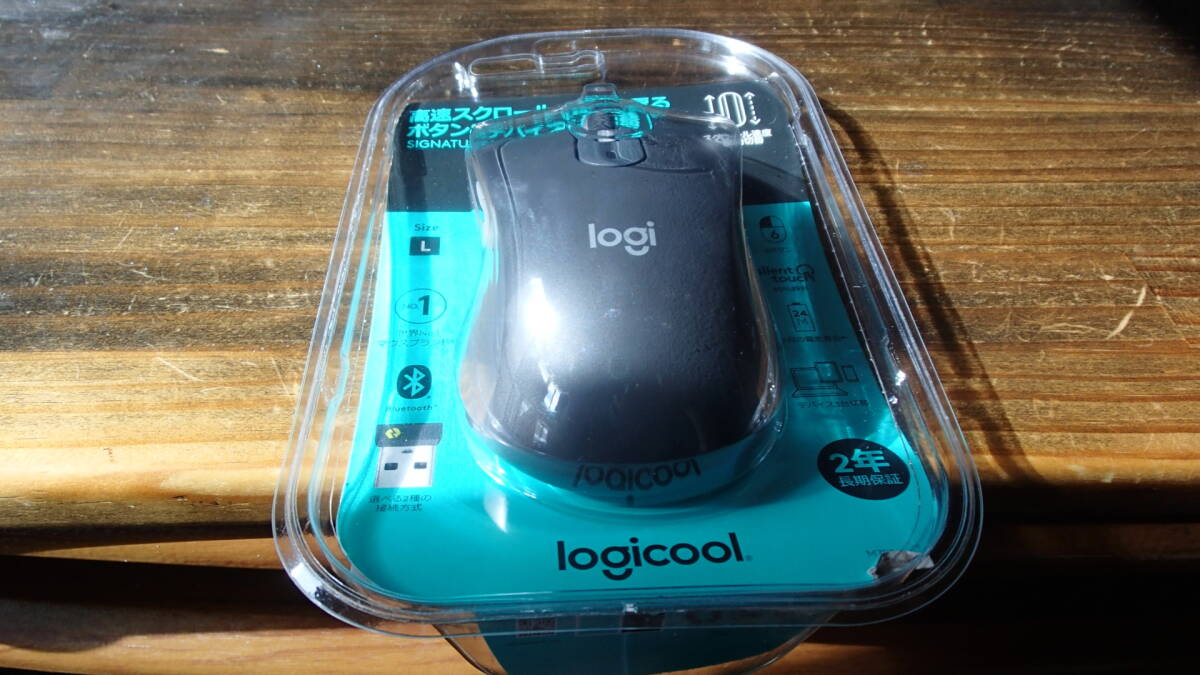 【使用5分】Logicool ロジクール SIGNATURE M750L ワイヤレスマウス ラージサイズ_画像1