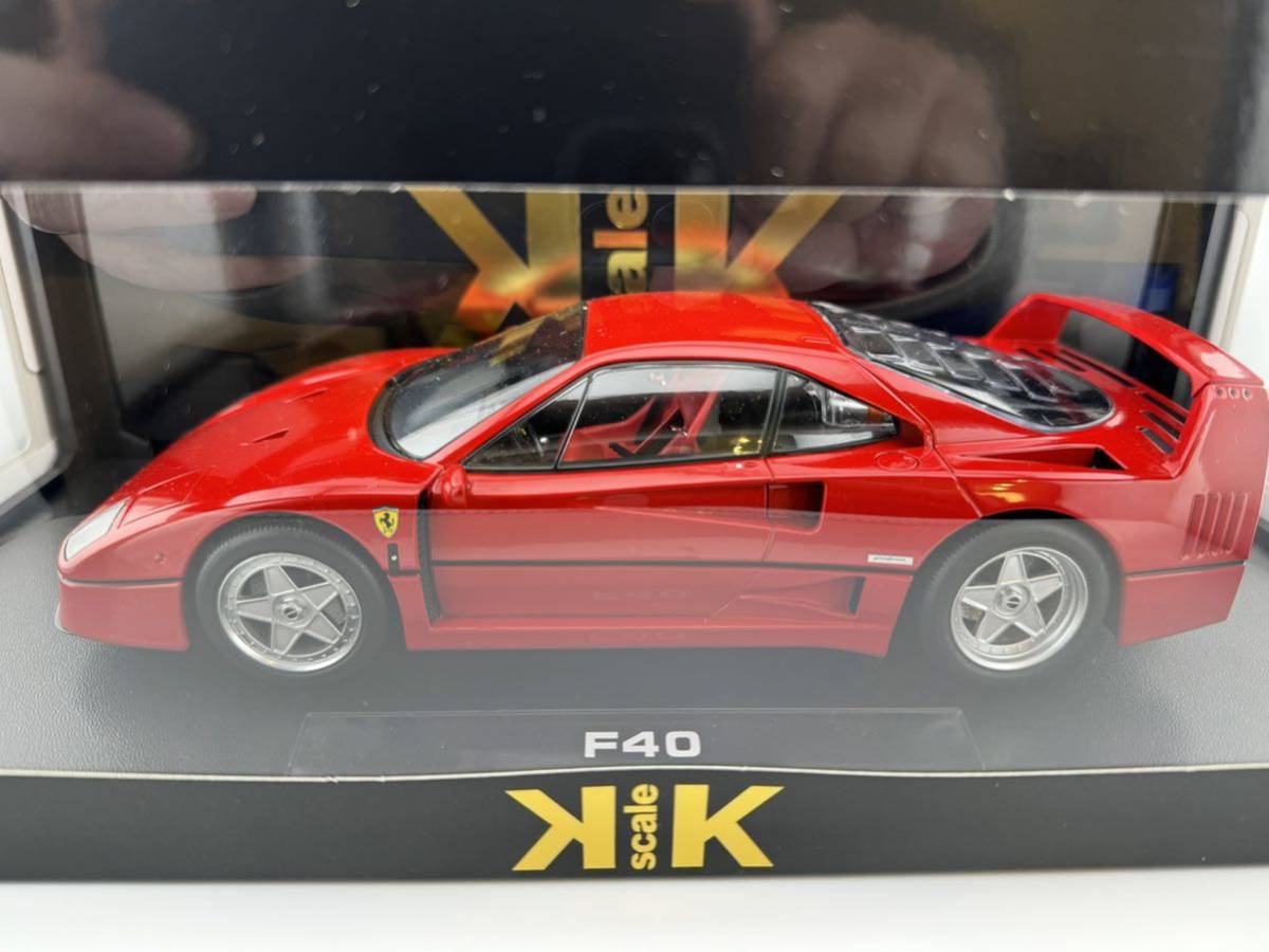 1/18 KK scale フェラーリ　F40 赤　レッド_画像1