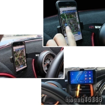 【setin!】BMW ミニクーパー R55/56/57/58/59 右ハンドル用 携帯電話ホルダー GPSブラケット 選べるカラー(ユニオンジャック)_画像4