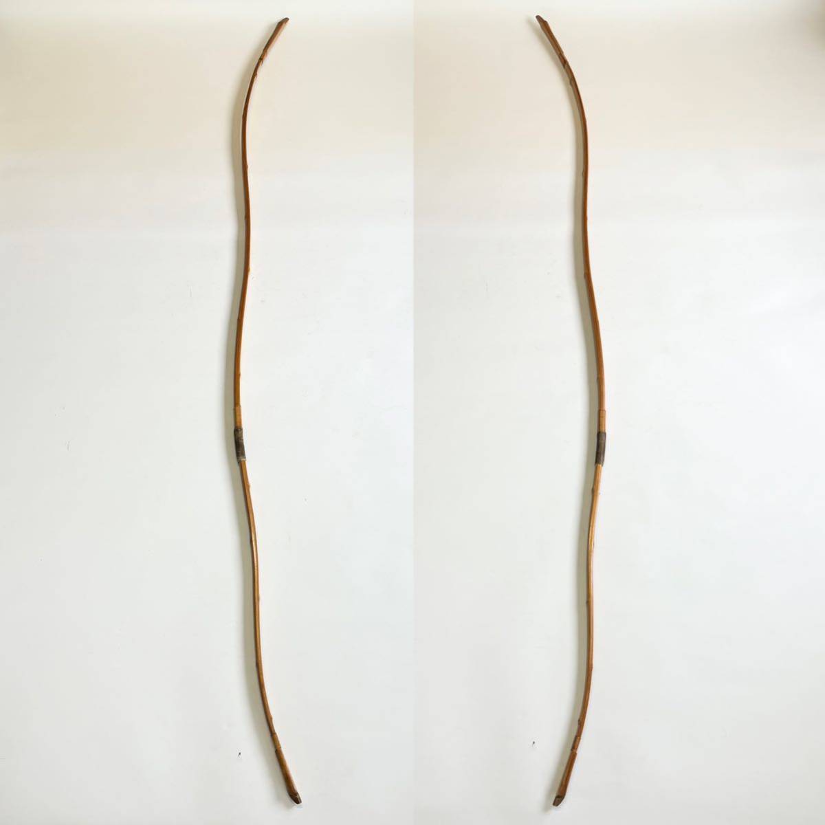 弓道 楠見蔵吉 (花押) 竹弓 全長224.5cm 重量609g 弓袋付き 和弓 弓道 楠見蔵吉 (花押) 竹弓 全長224.5cm 重量609g 弓袋付き 和弓
