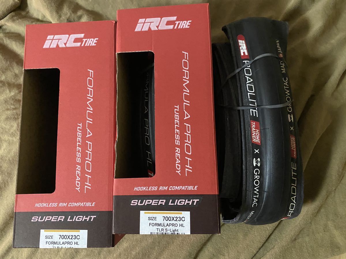 IRC Formula Pro 700x23C S-Light TLR 2本Roadliteホームトレーナー