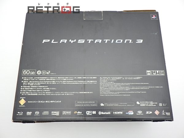PlayStation3本体 60GB（CECHA00/クリアブラック） PS2ソフト動作未確認 PS3_画像2
