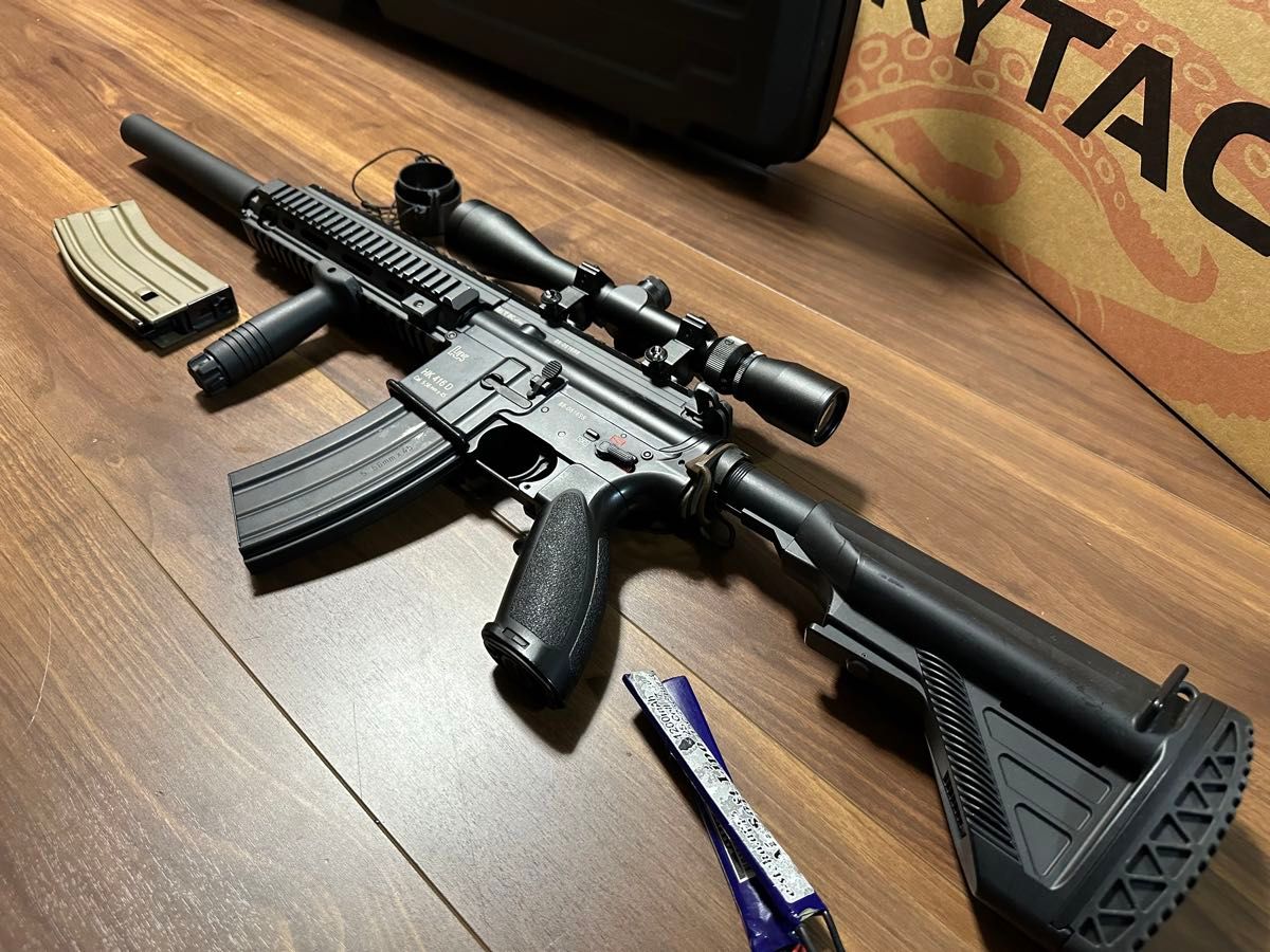 東京マルイ 次世代電動ガン　hk416d カスタム品　訳あり　オマケ多数