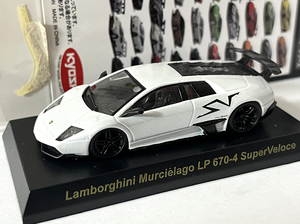 京商 1/64 カスタム 改 ランボルギーニ ムルシェラゴ LP670-4 スーパーヴェローチェ Lamborghini Murcielago サークルKサンクスCVS Kyosho _画像2