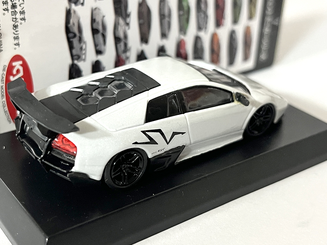 京商 1/64 カスタム 改 ランボルギーニ ムルシェラゴ LP670-4 スーパーヴェローチェ Lamborghini Murcielago サークルKサンクスCVS Kyosho _画像3