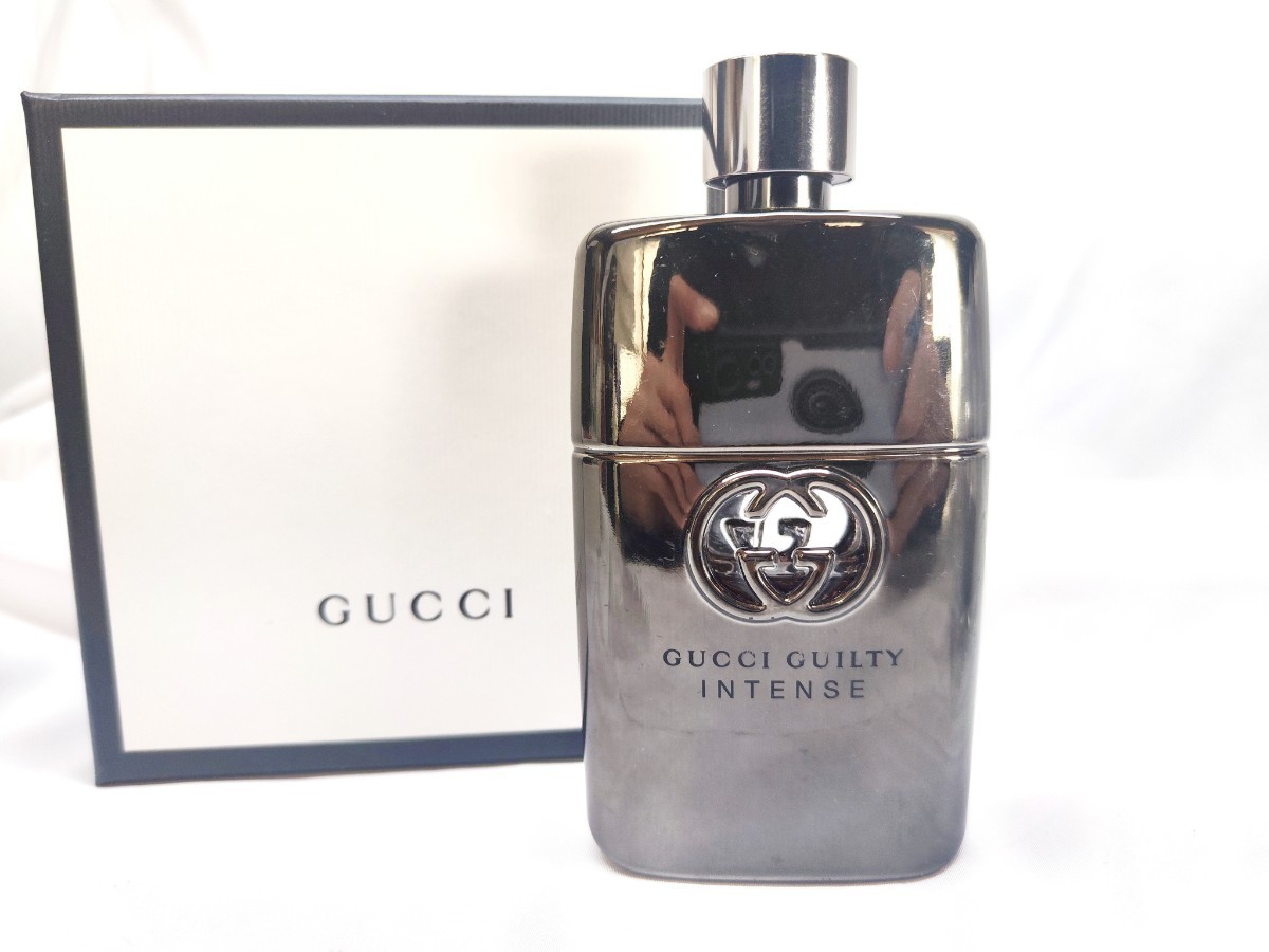 90ml【送料無料】GUCCI GUILTY INTENSE POUR HOMME Eau de Toilette グッチ ギルティ インテンス プールオム オードトワレ 90ml _画像1