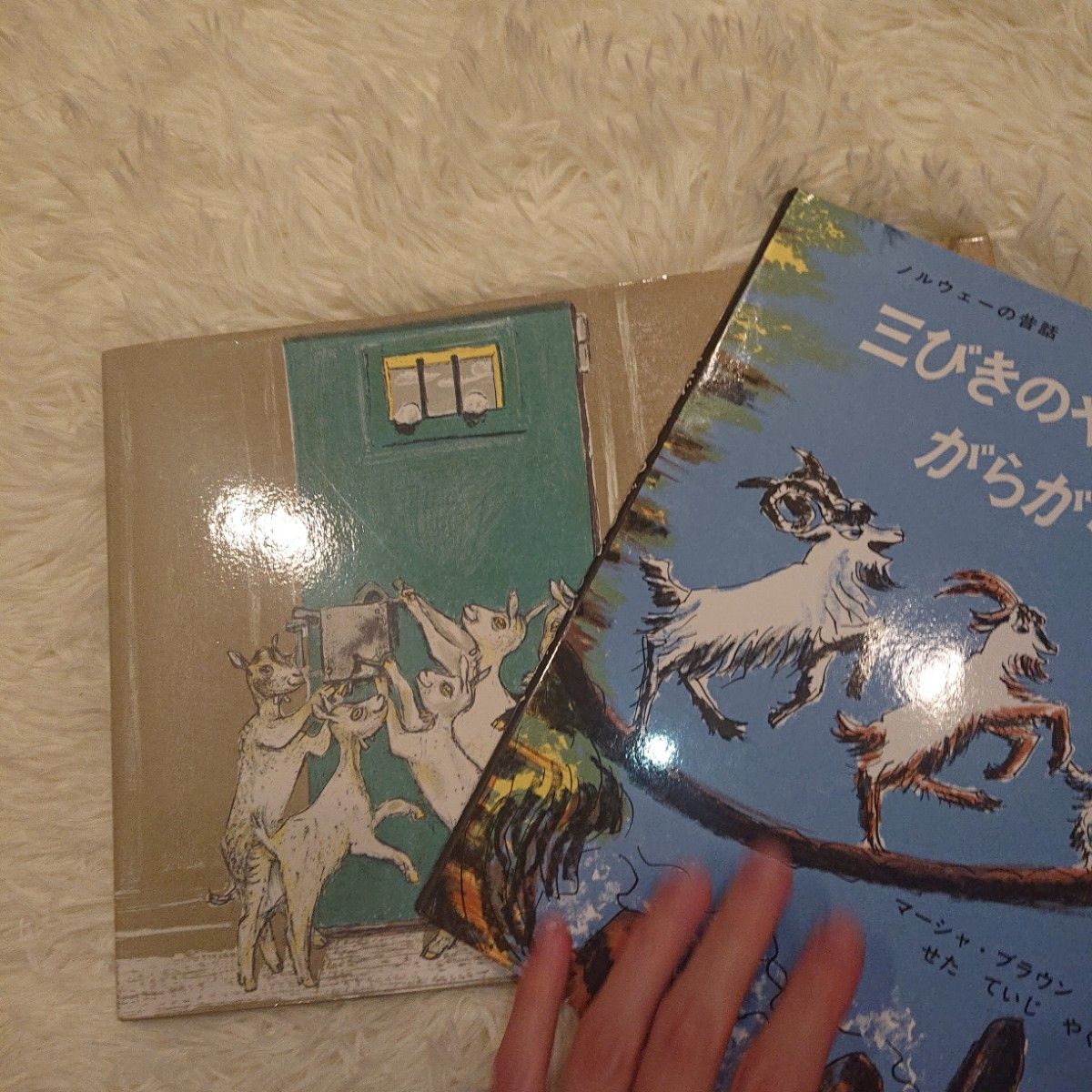 2冊おおかみと七ひきのこやぎ  三びきのやぎのがらがらどん