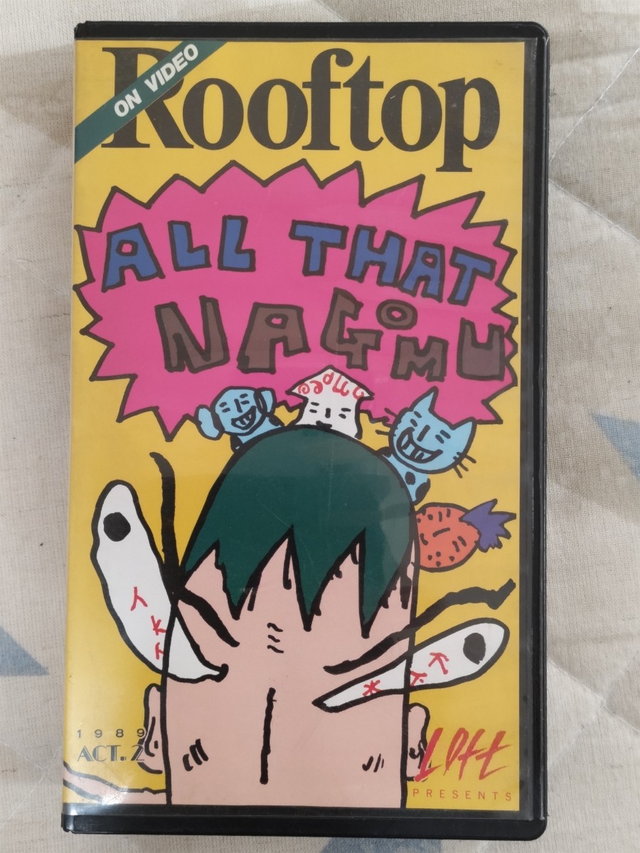 【未DVD化・VHS】『Rooftop オール・ザット・ナゴム』＋おまけメディアー人生（電気グルーヴ）「筋肉少女帯」大槻ケンヂ・「有頂天」ケラ_画像1