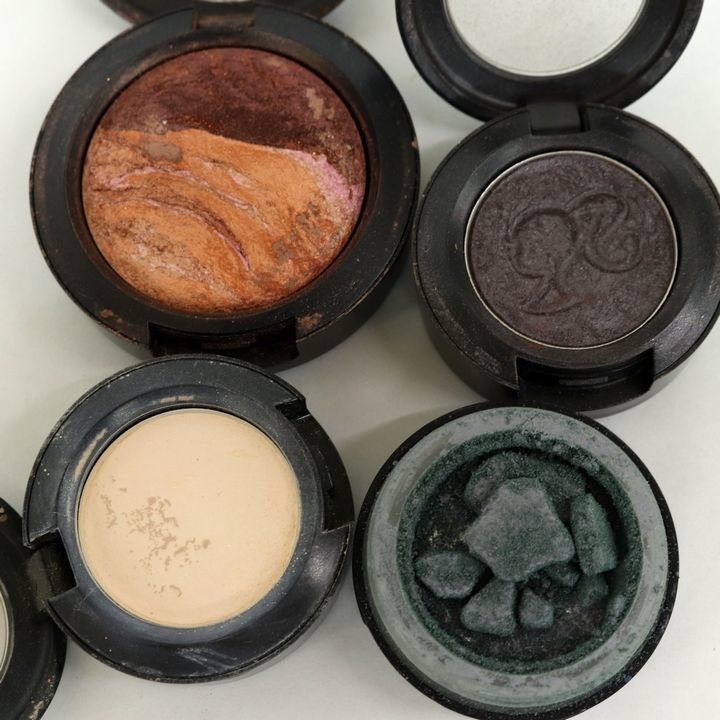  Mac eyeshadow etc. minelalaiz other 5 point set together large amount cosme defect have chip less lady's MAC