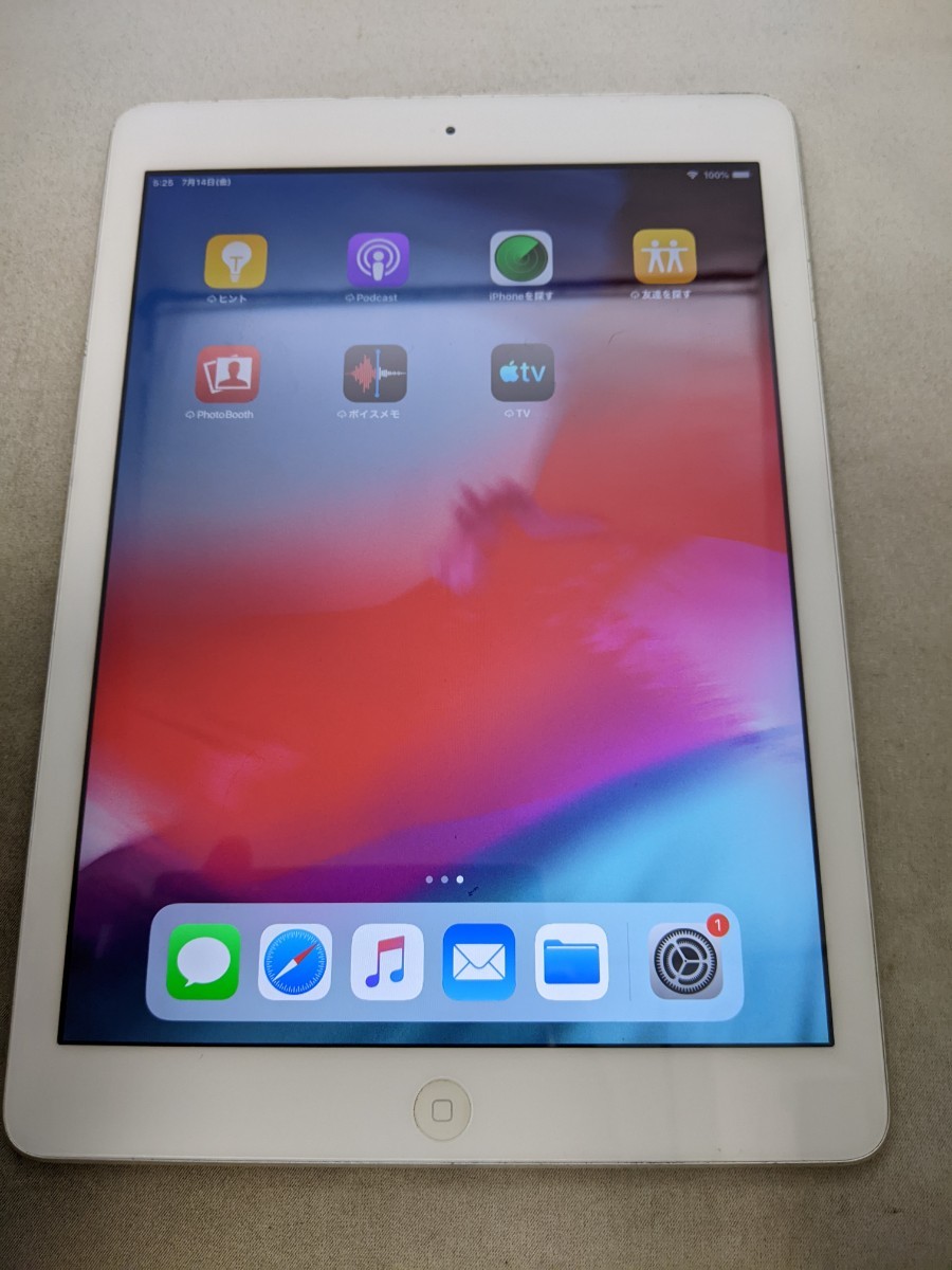HK1476 iPad Air A1474 16GB 第1世代 Wi-Fiモデル Apple アップル タブレット 簡易動作確認＆簡易清掃＆初期化OK 送料無料 現状品 JUNK