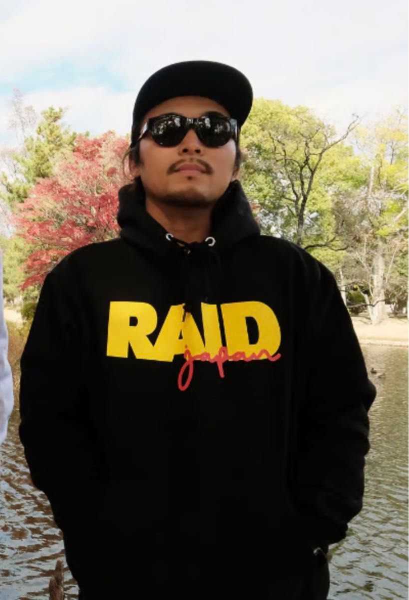 RAID JAPAN HEAVY Wt. BOX LOGO PARKA BLACK XL