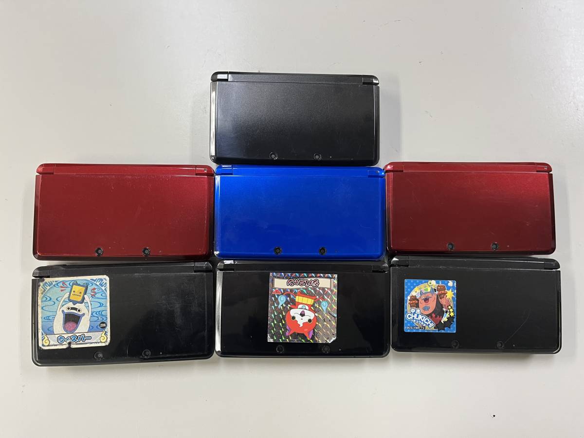 1円〜Nintendo 3DS 本体7台まとめ売り_画像2