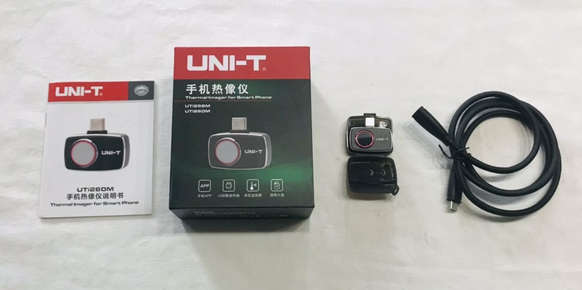 【現状品・ジャンク品】UNI-T UTi260M モバイルフォンサーマルイメージャー PCB 電子モジュール温度ツール Android Type-C用 赤外線 カメラ_画像2