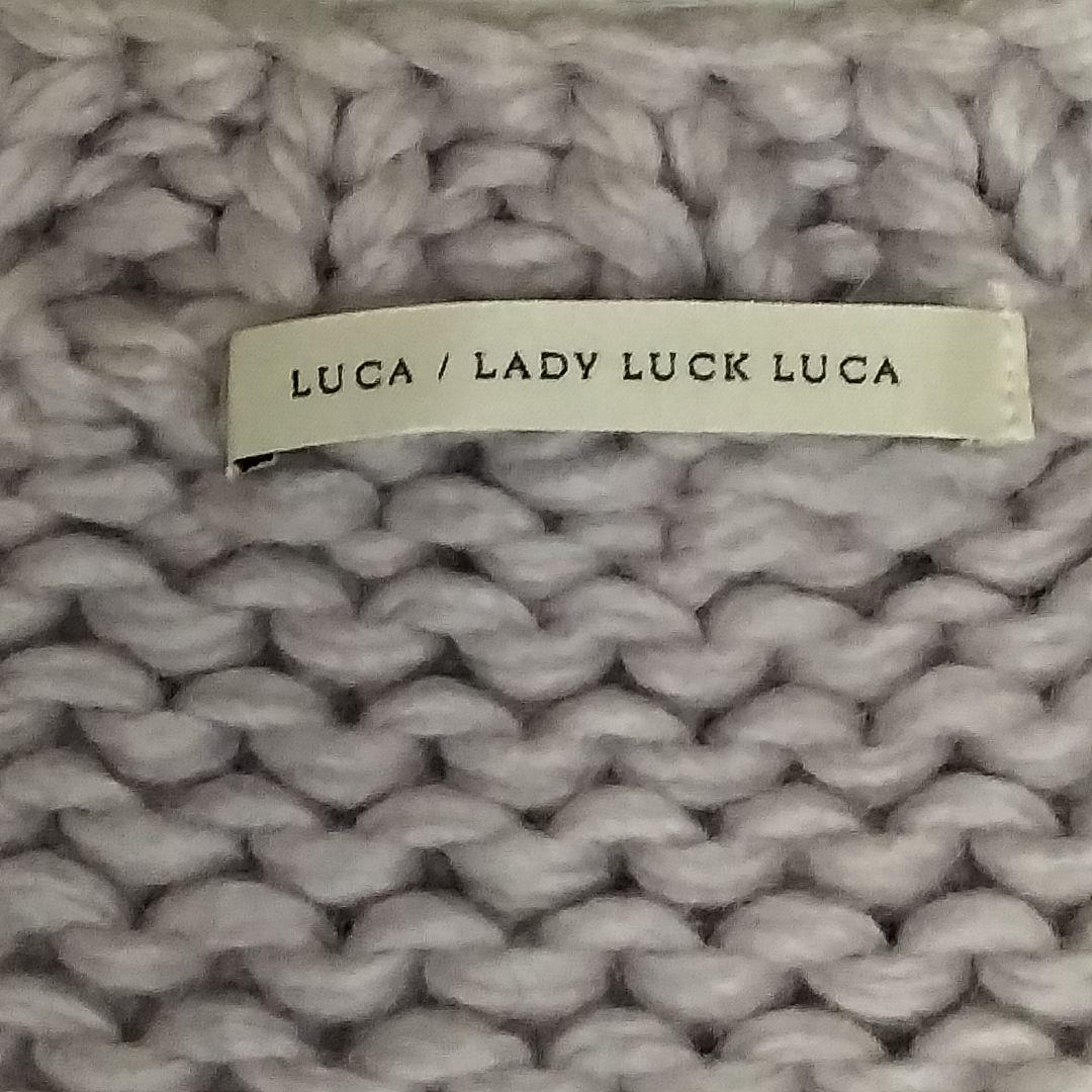 LUCA/LADY LUCKLUCA / レディラックルカ Vネック手編みニットの画像4