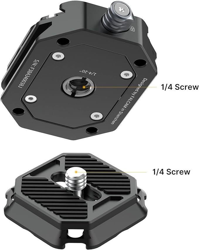 FALCAM F38 ネジアダプター付Arca-Swiss規格クイックリリースクランプ 三脚アクセサリー_画像4