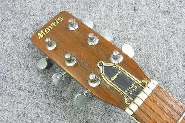 X058-Y2-6513 MORRIS モーリス W-25 アコースティックギター アコギ 現状品③＠_画像4