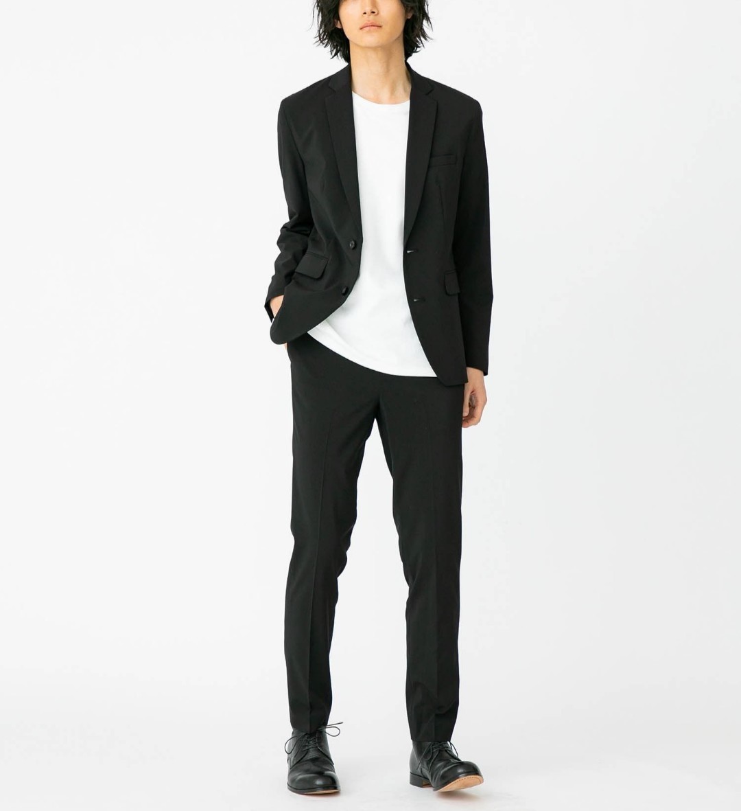 STUDIOUS ハイパフォームスリムセットアップスーツ サイズ1 ブラック UNITED TOKYO/Lui's