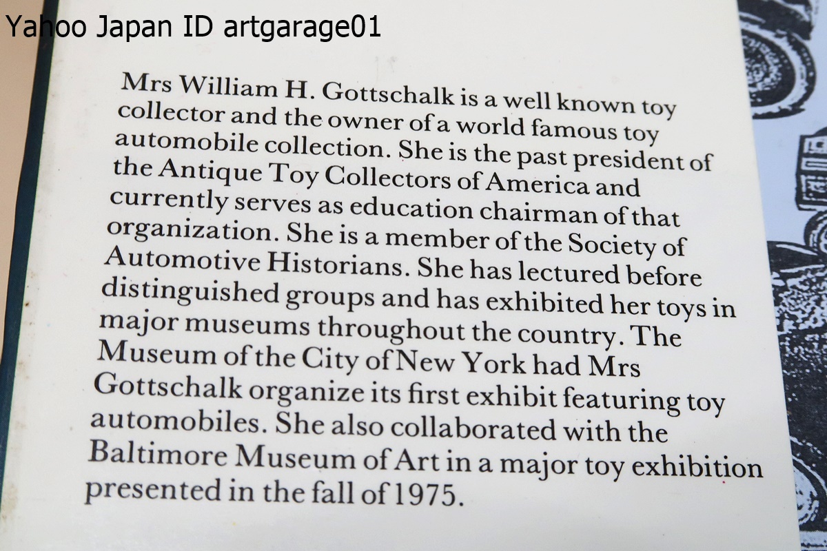 Aｍerican　Motortoys・アメリカンモータートイズ/Lillian Gottschalk/英語/初めてのおもちゃ自動車を特集した展示会の開催を依頼