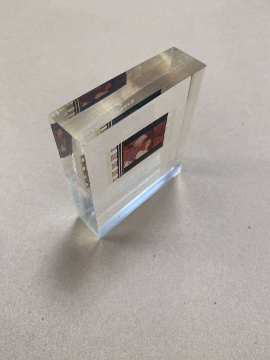 ジブリ ハウルの動く城　スタジオジブリ　フィルム　透明キューブに ガラス　ノベルティ_画像3
