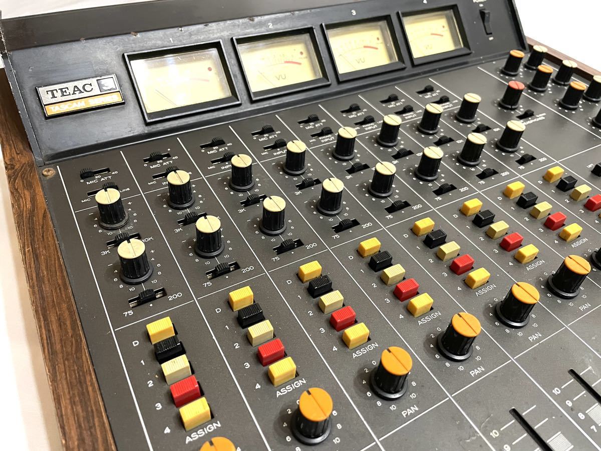  Vintage TEAC Teac MODEL 3 TASCAM Tascam series model 3 audio analogue mixer audio mixer series sound out OK immediately equipped 