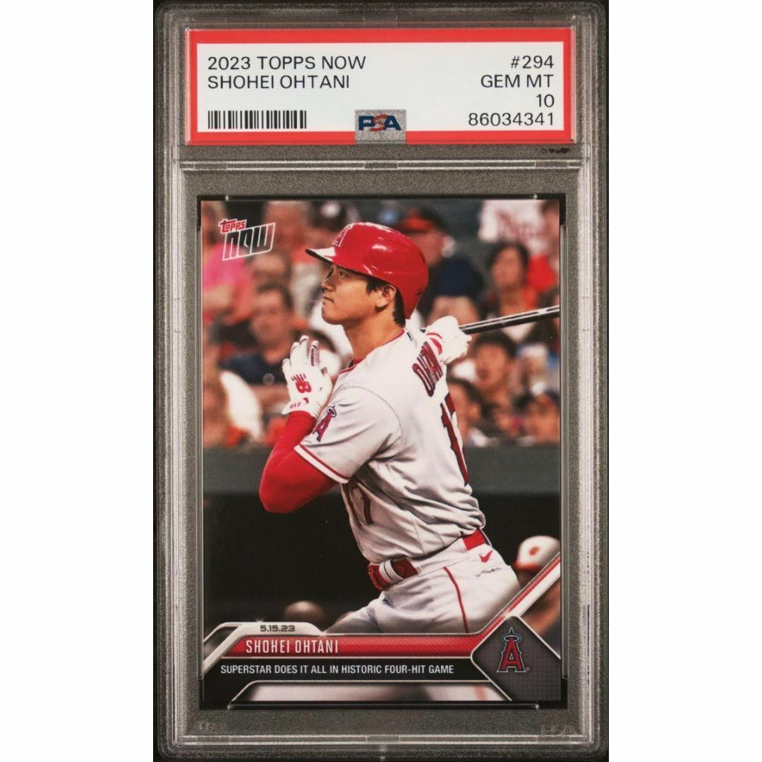 PSA10 topps now 2023 #294 ohtani 大谷翔平_画像1