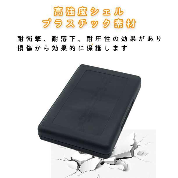 DS 3DS ゲーム ソフト 収納 ケース 黒 SD 任天堂 カセット カード_画像3