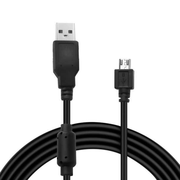 PS4 プレステ4 コントローラー 充電器 USB ケーブル 黒 1.8ｍ_画像7