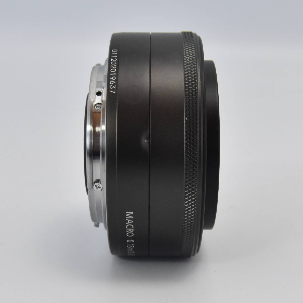 #B1663 キヤノン Canon 単焦点広角レンズ EF-M22mm F2 STM ミラーレス一眼対応 キヤノン EFマウント ブラック、黒色_画像6